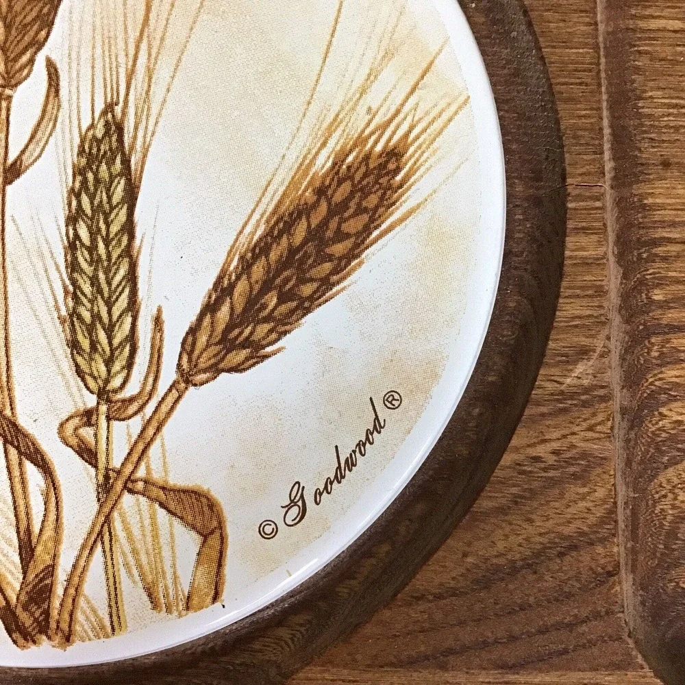 Vintage Goodwood Wood Cheese Cracker Serving tray